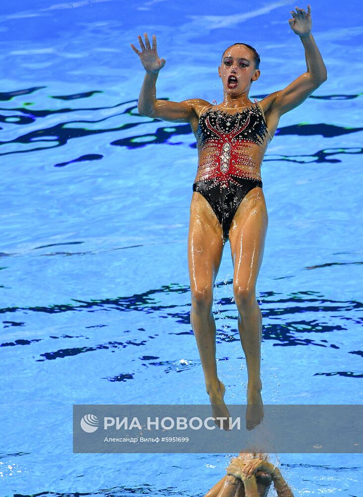 Чемпионат мира FINA 2019. Синхронное плавание. Группы. Произвольная программа