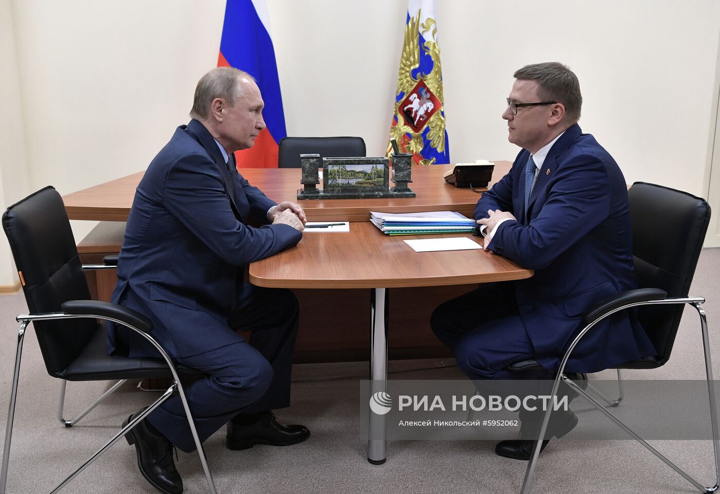 Рабочая поездка президента РФ В. Путина в Магнитогорск