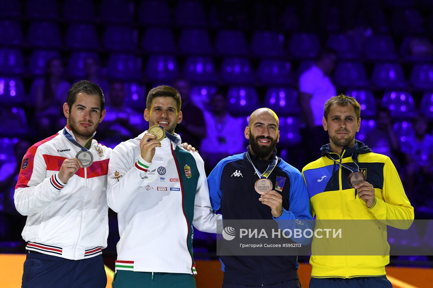 Фехтование. Чемпионат мира. Пятый день