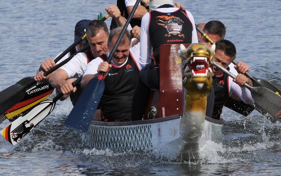 Чемпионат Европы по гребле на лодках "Дракон"