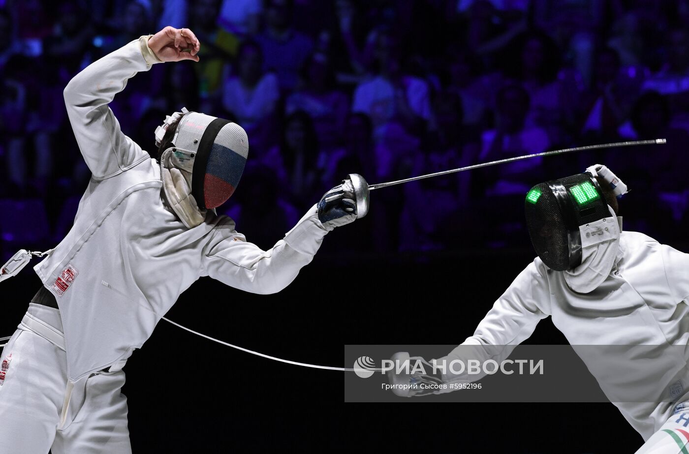 Фехтование. Чемпионат мира. Пятый день