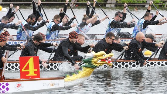 Чемпионат Европы по гребле на лодках "Дракон"