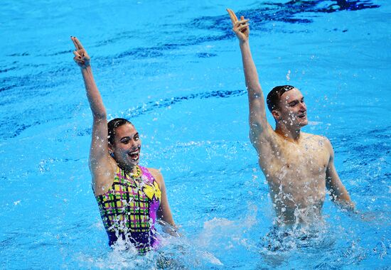 Чемпионат мира FINA 2019. Синхронное плавание. Смешанный дуэт. Произвольная программа