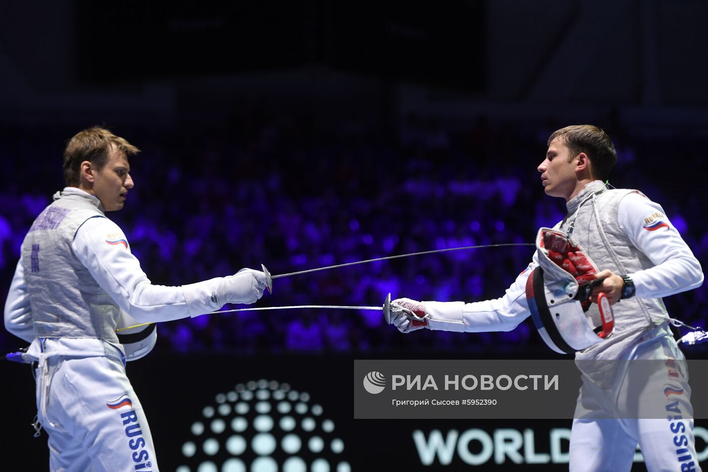 Фехтование. Чемпионат мира. Шестой день