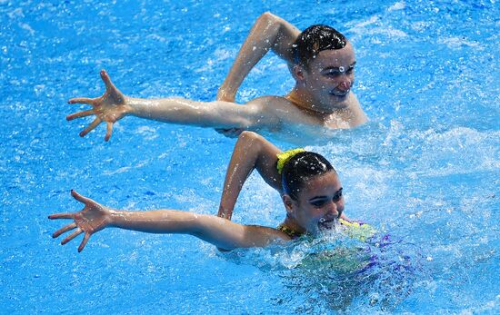 Чемпионат мира FINA 2019. Синхронное плавание. Смешанный дуэт. Произвольная программа