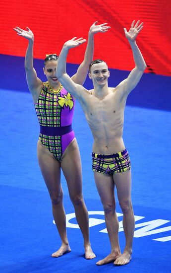 Чемпионат мира FINA 2019. Синхронное плавание. Смешанный дуэт. Произвольная программа