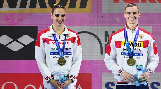 Чемпионат мира FINA 2019. Синхронное плавание. Смешанный дуэт. Произвольная программа