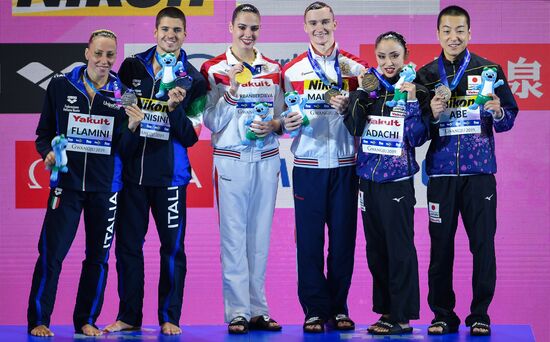 Чемпионат мира FINA 2019. Синхронное плавание. Смешанный дуэт. Произвольная программа