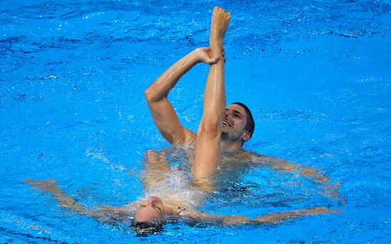 Чемпионат мира FINA 2019. Синхронное плавание. Смешанный дуэт. Произвольная программа