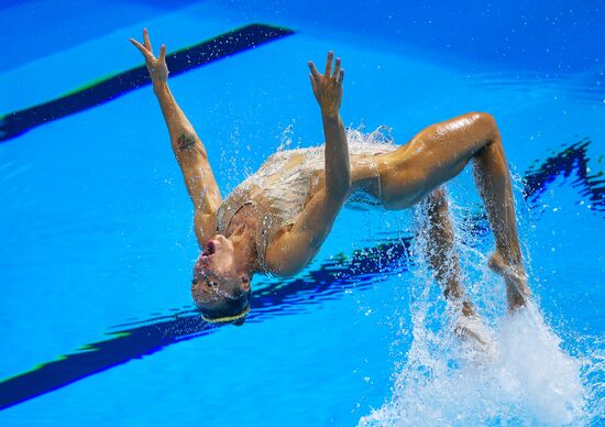 Чемпионат мира FINA 2019. Синхронное плавание. Смешанный дуэт. Произвольная программа