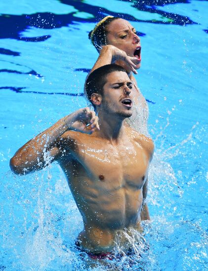 Чемпионат мира FINA 2019. Синхронное плавание. Смешанный дуэт. Произвольная программа