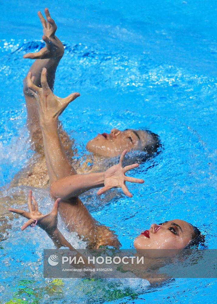 Чемпионат мира FINA 2019. Синхронное плавание. Смешанный дуэт. Произвольная программа