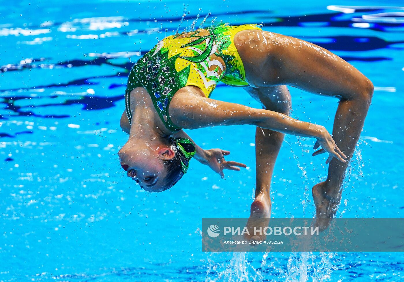 Чемпионат мира FINA 2019. Синхронное плавание. Смешанный дуэт. Произвольная программа