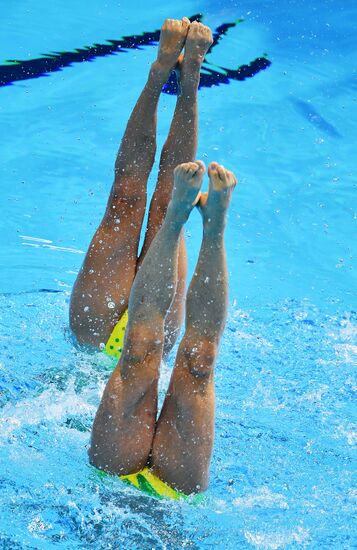 Чемпионат мира FINA 2019. Синхронное плавание. Смешанный дуэт. Произвольная программа