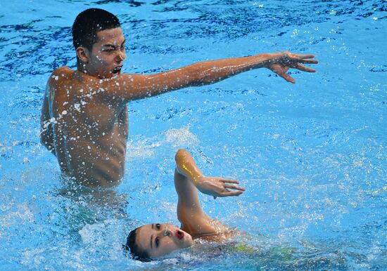 Чемпионат мира FINA 2019. Синхронное плавание. Смешанный дуэт. Произвольная программа