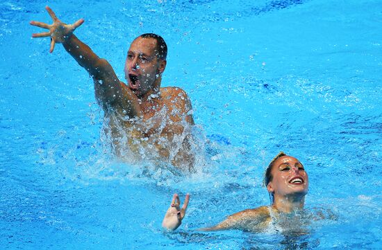Чемпионат мира FINA 2019. Синхронное плавание. Смешанный дуэт. Произвольная программа