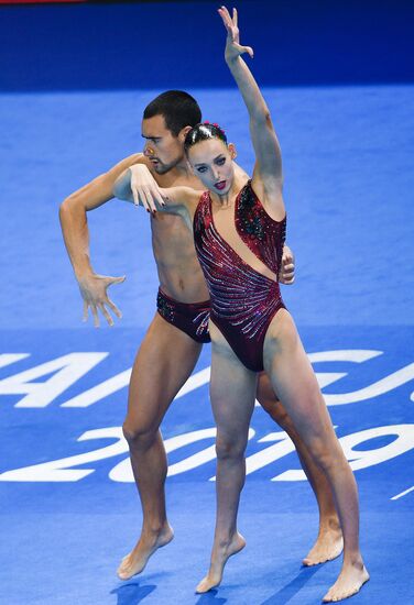 Чемпионат мира FINA 2019. Синхронное плавание. Смешанный дуэт. Произвольная программа