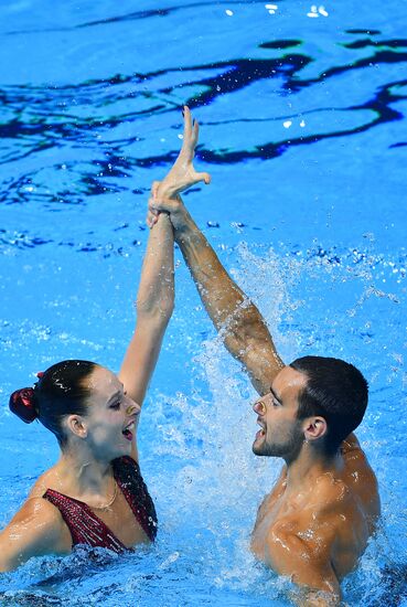 Чемпионат мира FINA 2019. Синхронное плавание. Смешанный дуэт. Произвольная программа