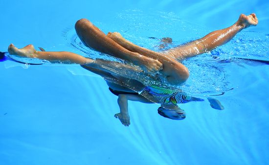 Чемпионат мира FINA 2019. Синхронное плавание. Смешанный дуэт. Произвольная программа