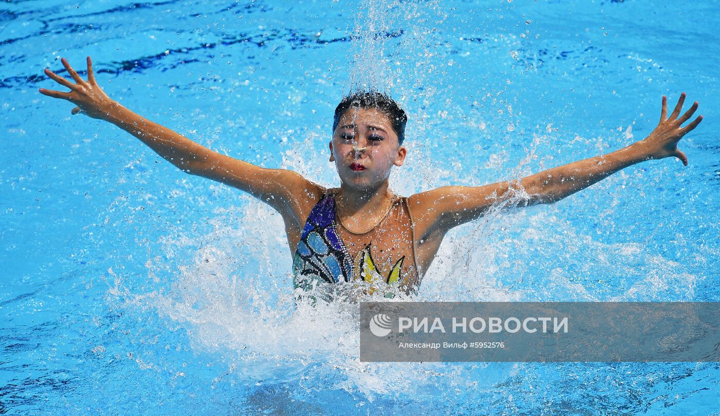 Чемпионат мира FINA 2019. Синхронное плавание. Смешанный дуэт. Произвольная программа