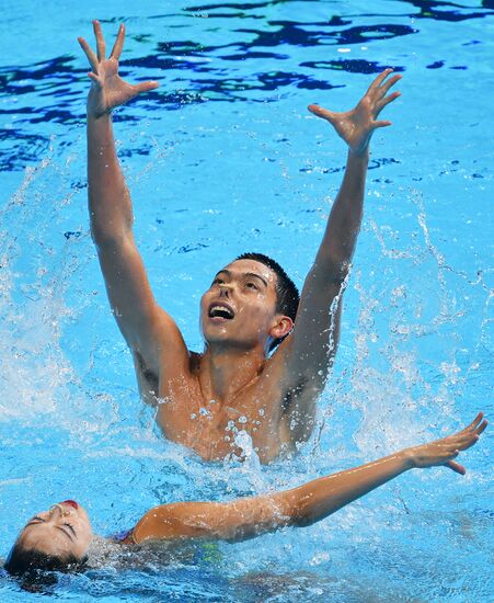 Чемпионат мира FINA 2019. Синхронное плавание. Смешанный дуэт. Произвольная программа