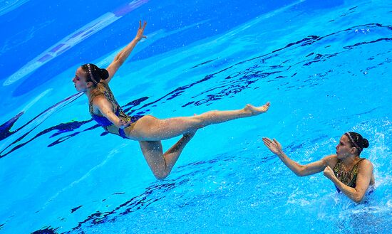 Чемпионат мира FINA 2019. Синхронное плавание. Комбинация. Произвольная программа