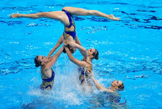 Чемпионат мира FINA 2019. Синхронное плавание. Комбинация. Произвольная программа