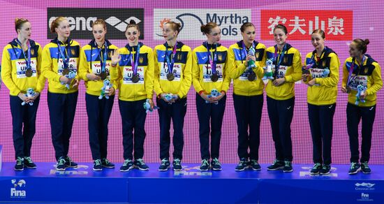 Чемпионат мира FINA 2019. Синхронное плавание. Комбинация. Произвольная программа