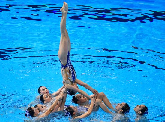 Чемпионат мира FINA 2019. Синхронное плавание. Комбинация. Произвольная программа