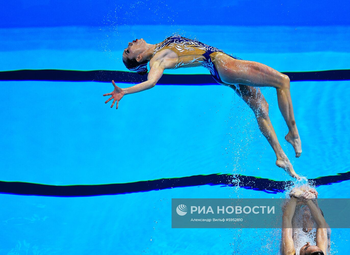 Чемпионат мира FINA 2019. Синхронное плавание. Комбинация. Произвольная программа