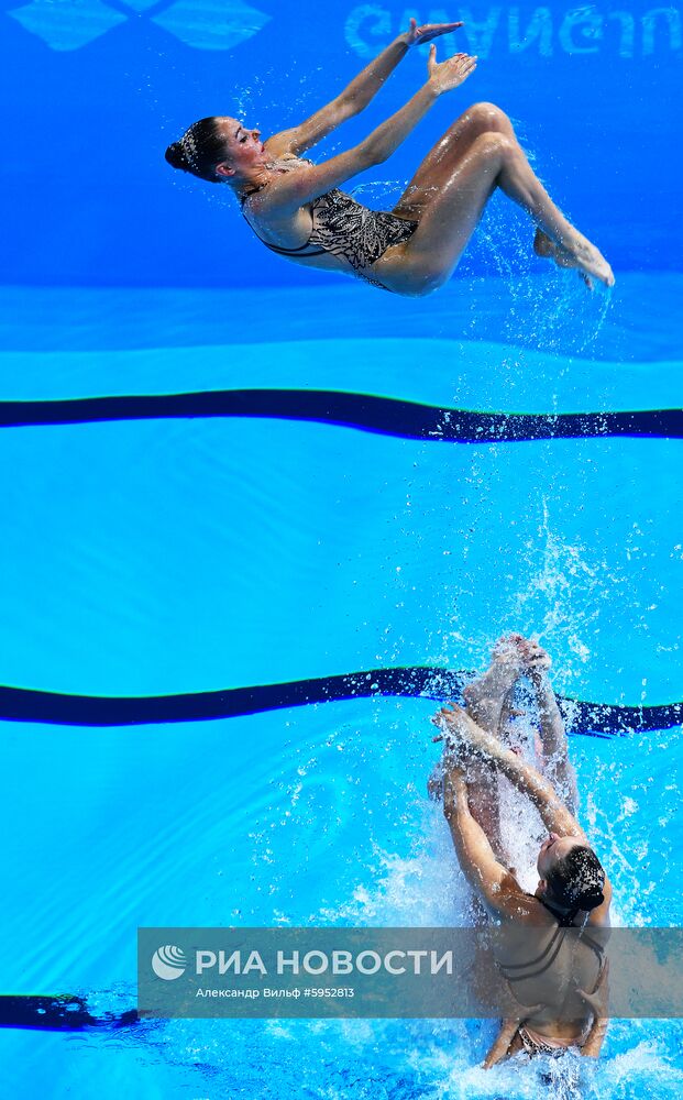 Чемпионат мира FINA 2019. Синхронное плавание. Комбинация. Произвольная программа