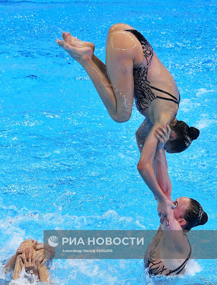 Чемпионат мира FINA 2019. Синхронное плавание. Комбинация. Произвольная программа