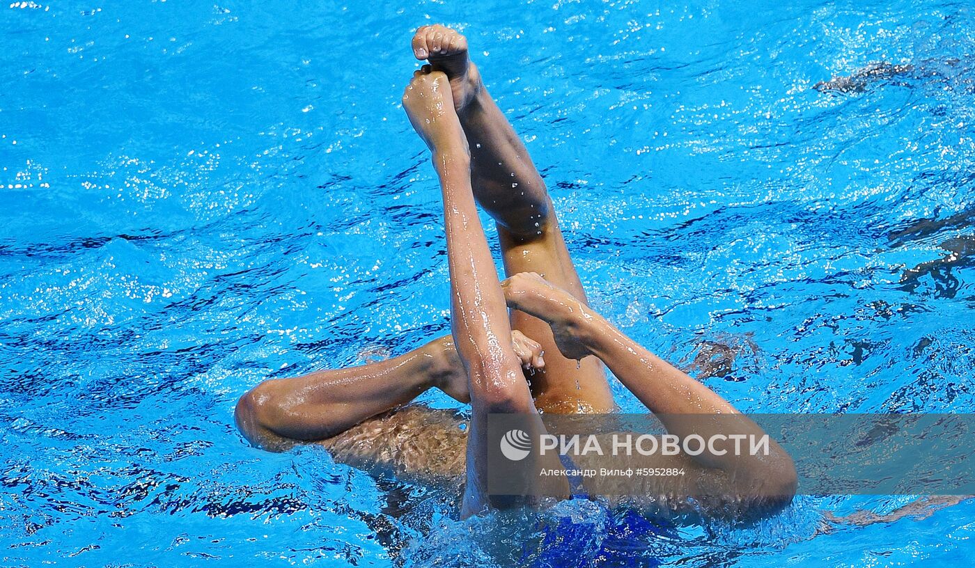 Чемпионат мира FINA 2019. Синхронное плавание. Комбинация. Произвольная программа