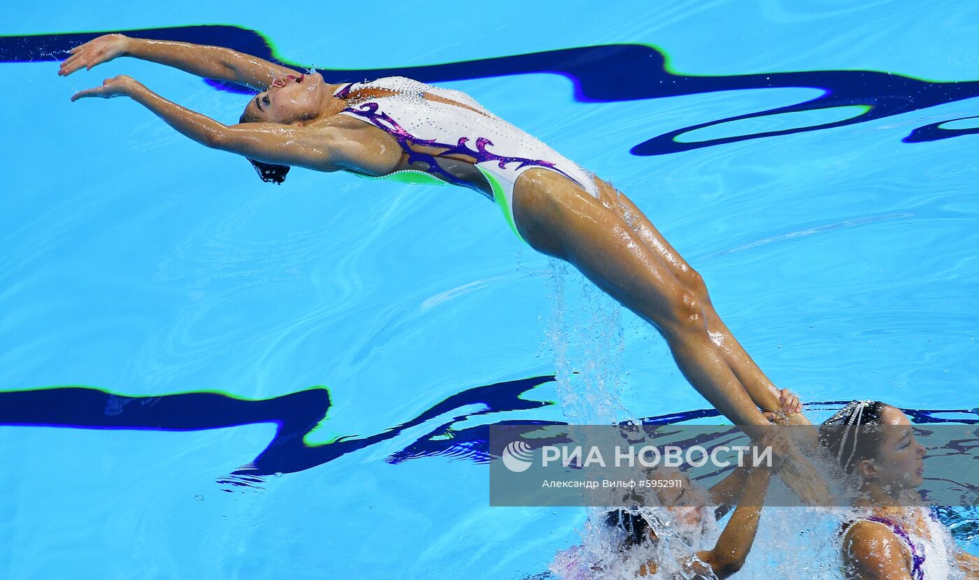 Чемпионат мира FINA 2019. Синхронное плавание. Комбинация. Произвольная программа