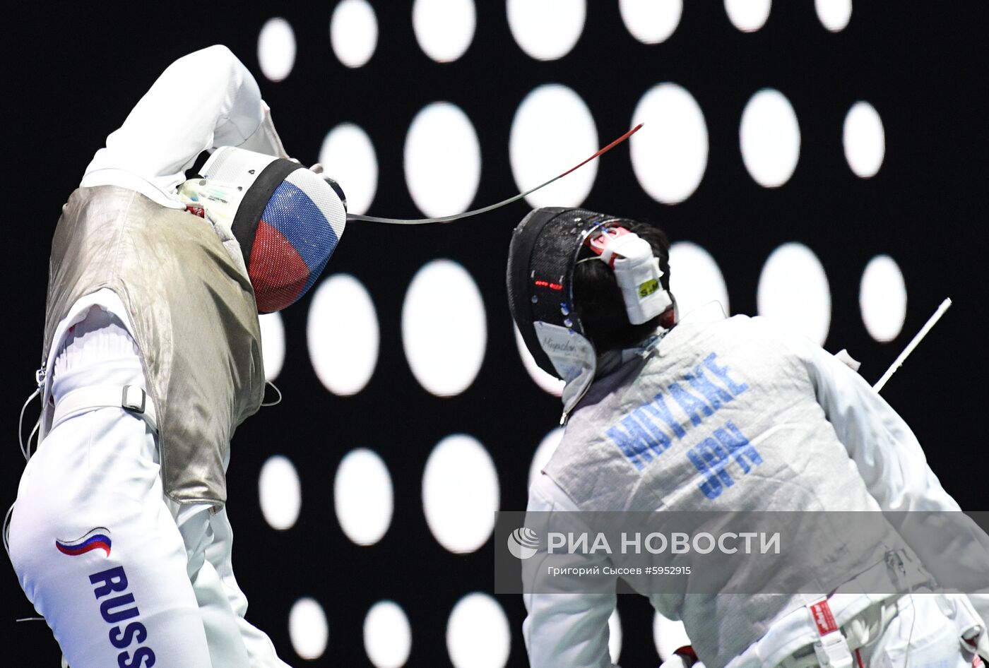 Фехтование. Чемпионат мира. Шестой день