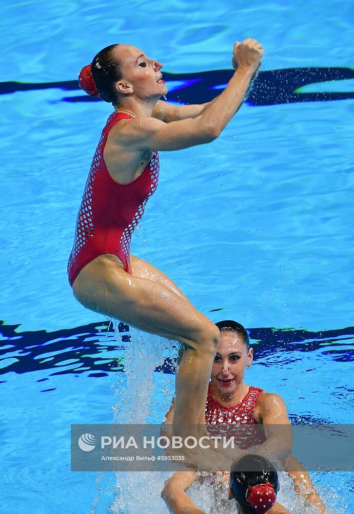 Чемпионат мира FINA 2019. Синхронное плавание. Комбинация. Произвольная программа