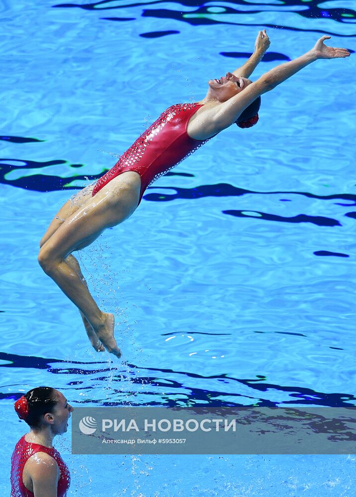 Чемпионат мира FINA 2019. Синхронное плавание. Комбинация. Произвольная программа