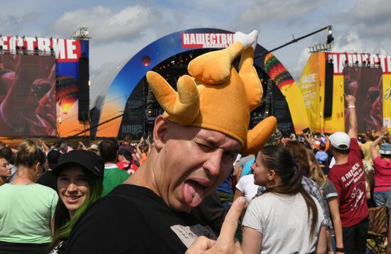 Музыкальный фестиваль "Нашествие". День второй