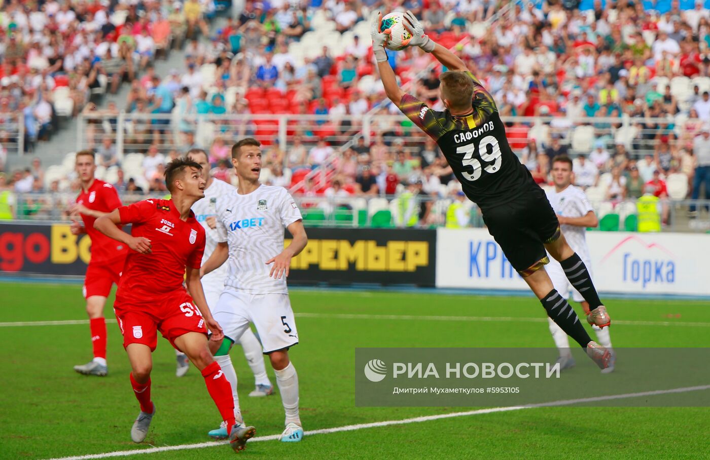 Футбол. РПЛ. Матч "Уфа" - "Краснодар"