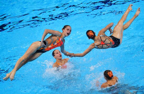 Чемпионат мира FINA 2019. Синхронное плавание. Комбинация. Произвольная программа