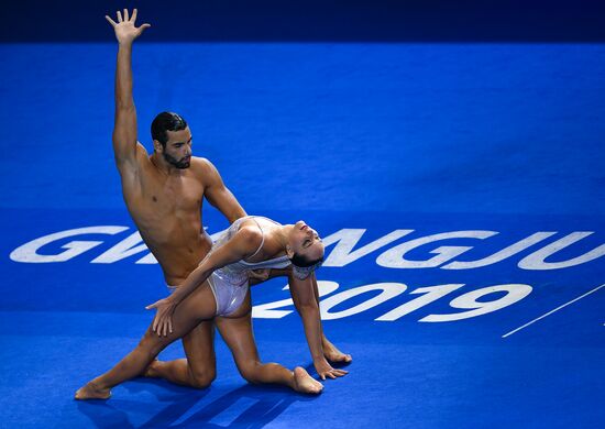 Чемпионат мира FINA 2019. Синхронное плавание. Смешанный дуэт. Произвольная программа