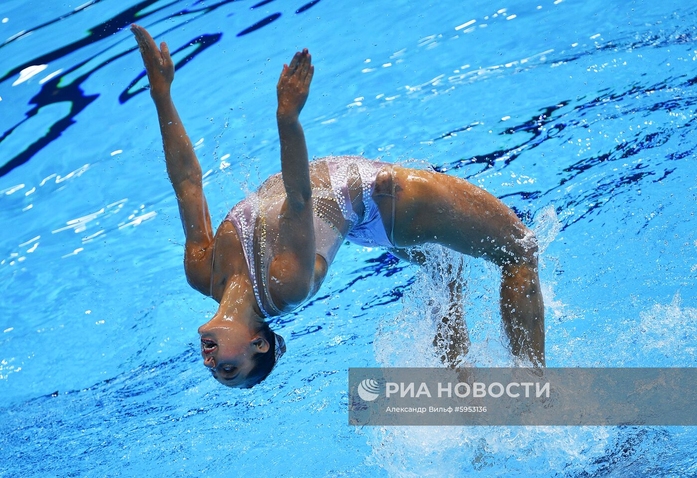 Чемпионат мира FINA 2019. Синхронное плавание. Смешанный дуэт. Произвольная программа