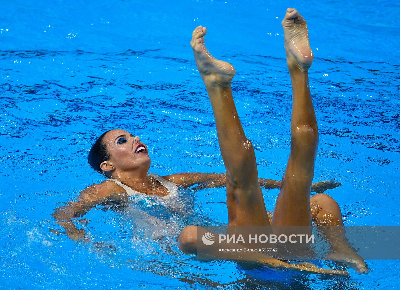 Чемпионат мира FINA 2019. Синхронное плавание. Смешанный дуэт. Произвольная программа