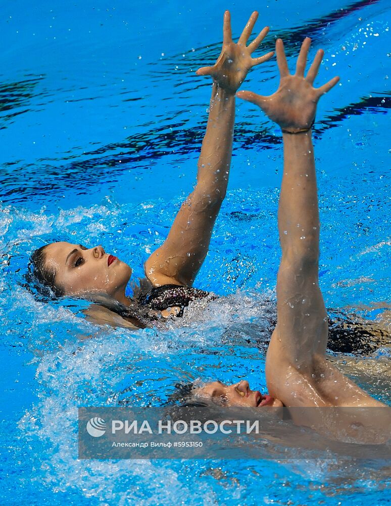 Чемпионат мира FINA 2019. Синхронное плавание. Смешанный дуэт. Произвольная программа