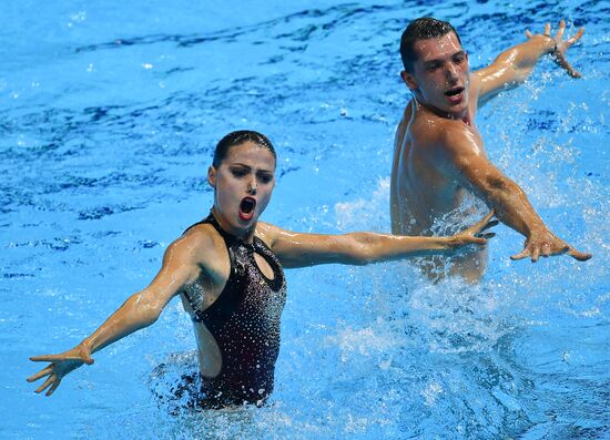 Чемпионат мира FINA 2019. Синхронное плавание. Смешанный дуэт. Произвольная программа