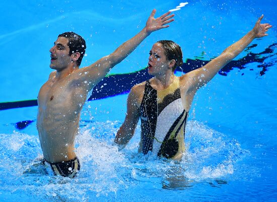 Чемпионат мира FINA 2019. Синхронное плавание. Смешанный дуэт. Произвольная программа