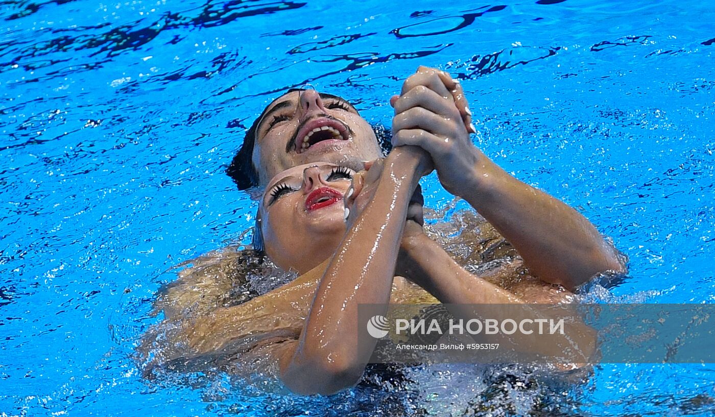 Чемпионат мира FINA 2019. Синхронное плавание. Смешанный дуэт. Произвольная программа