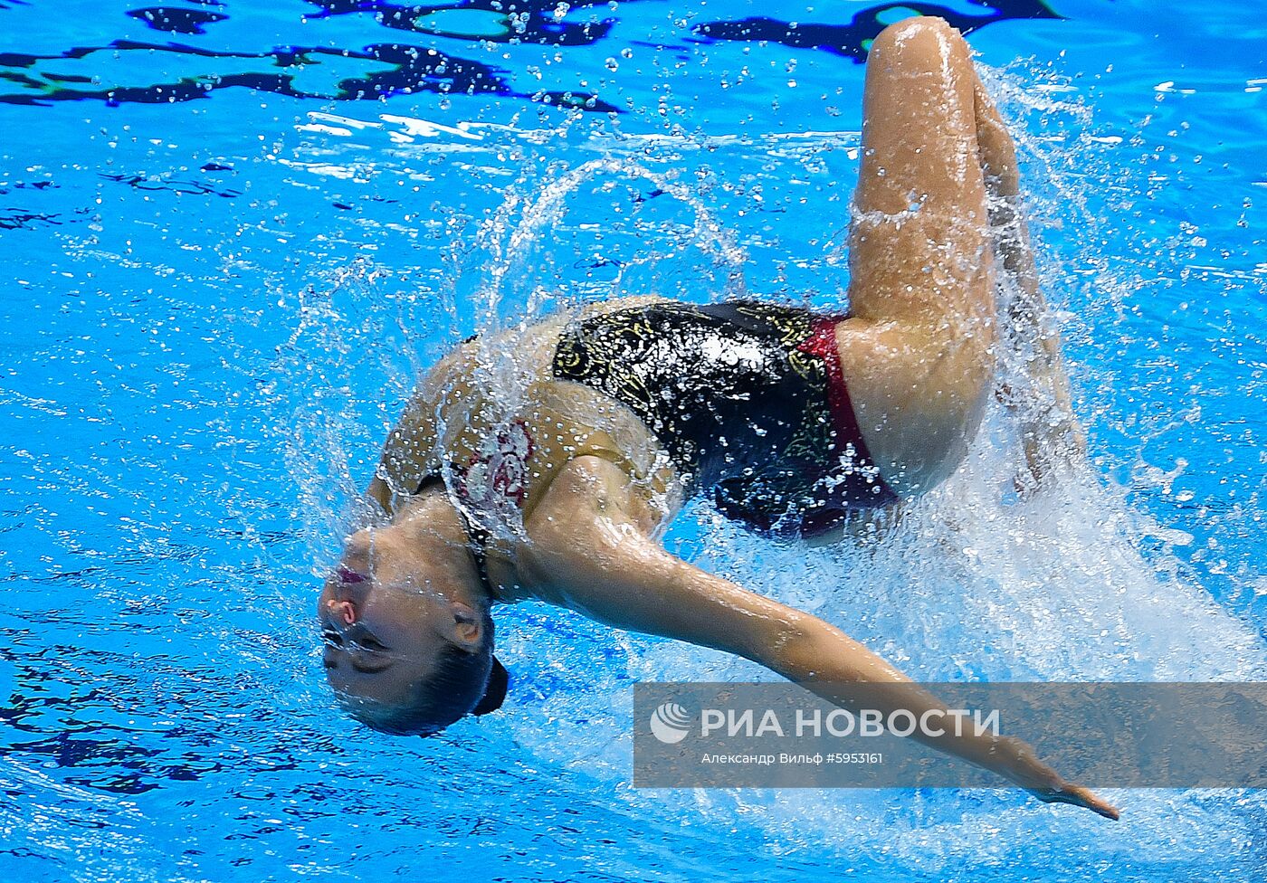 Чемпионат мира FINA 2019. Синхронное плавание. Смешанный дуэт. Произвольная программа