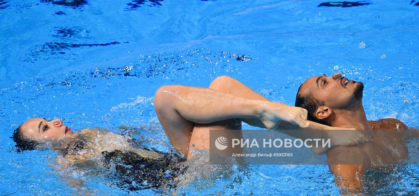 Чемпионат мира FINA 2019. Синхронное плавание. Смешанный дуэт. Произвольная программа