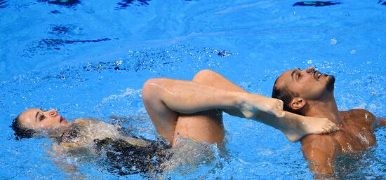 Чемпионат мира FINA 2019. Синхронное плавание. Смешанный дуэт. Произвольная программа